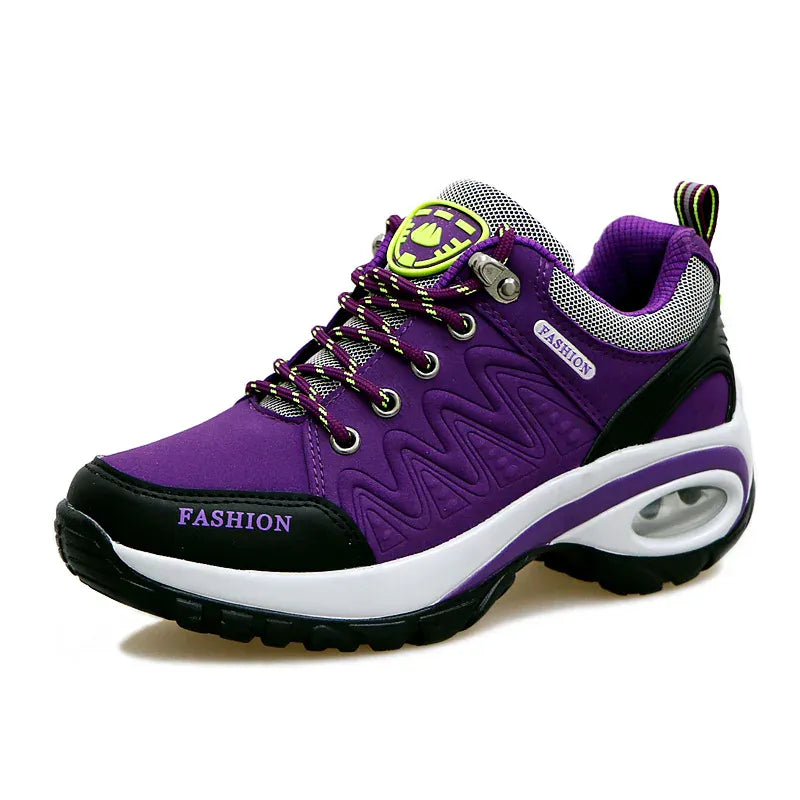 Dropshipman PURPLE / 42 Women Sports Shoes Platform Sneakers Fashion Outdoor Hiking  Non-Slip Casual Shoes Low Top Running Shoes Women Footwear
