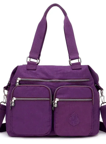 KissICON PURPLE / CHINA Women's Top-handle Big Handbag – Nylon Bags Waterproof
