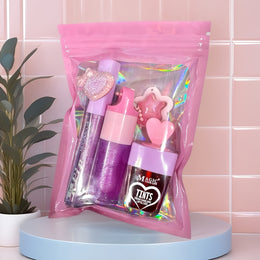 KissICON Purple Hydrating Colorchanging Lip Gloss Honey Gift Set