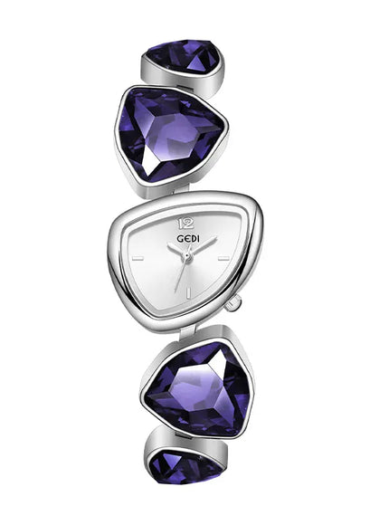 KissICON Purple Kiss Icon GEDI Ladies Watch - Crystal Diamonds