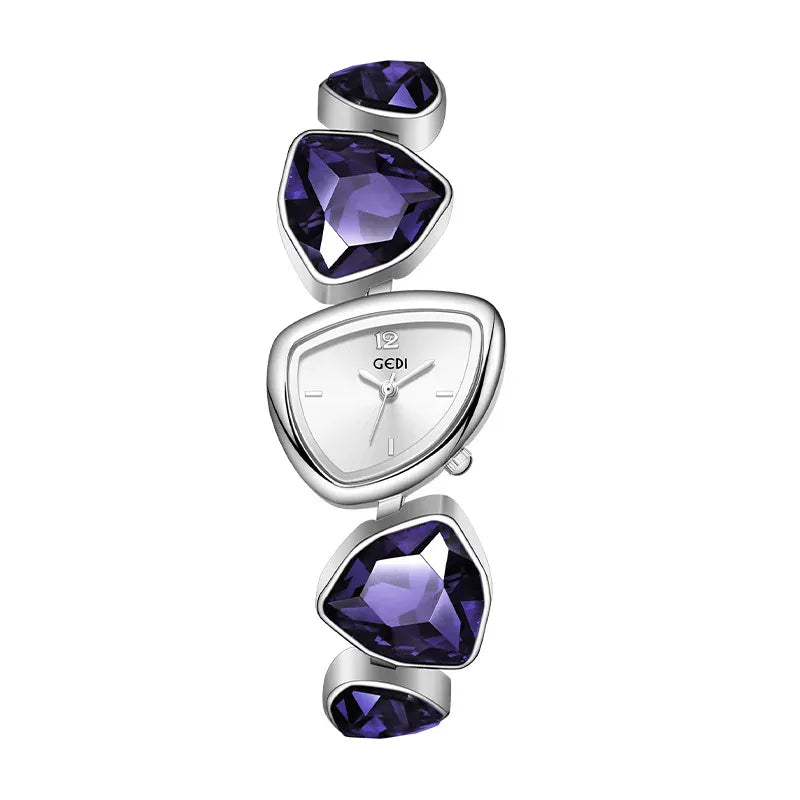 KissICON Purple Kiss Icon GEDI Ladies Watch - Crystal Diamonds