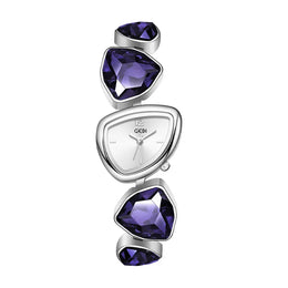 KissICON Purple Kiss Icon GEDI Ladies Watch - Crystal Diamonds