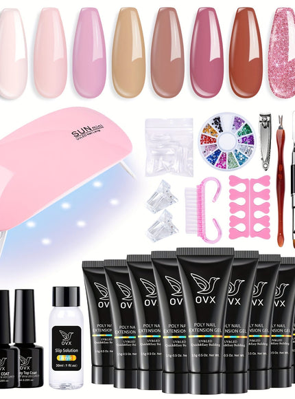 KissICON Purple KissIcon 10 Colour Acrylic Nail Art Kit -