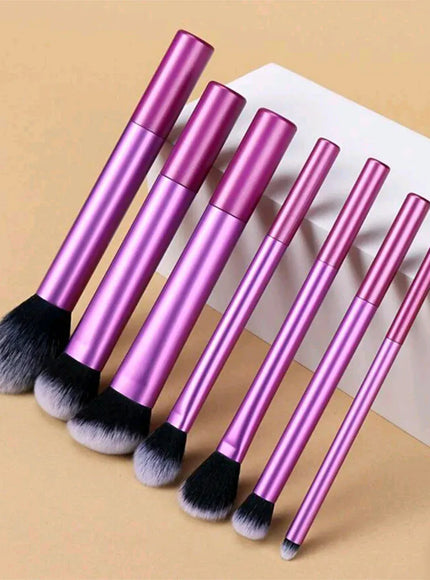 KissICON PURPLE KissIcon 7 Piece Makeup Brush Set - Travel