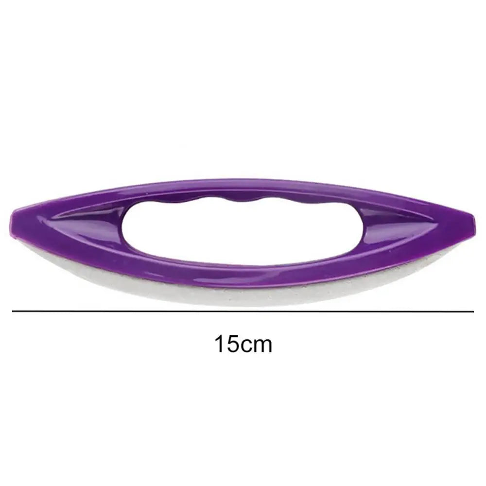 KissICON PURPLE Nail Art Manicure Leather Buffer Nail Buffing Brush