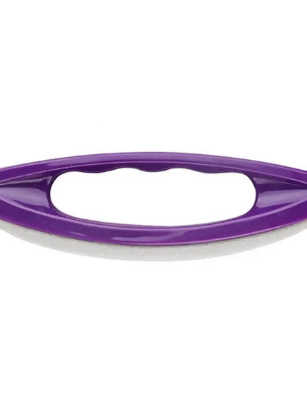 KissICON PURPLE Nail Art Manicure Leather Buffer Nail Buffing Brush