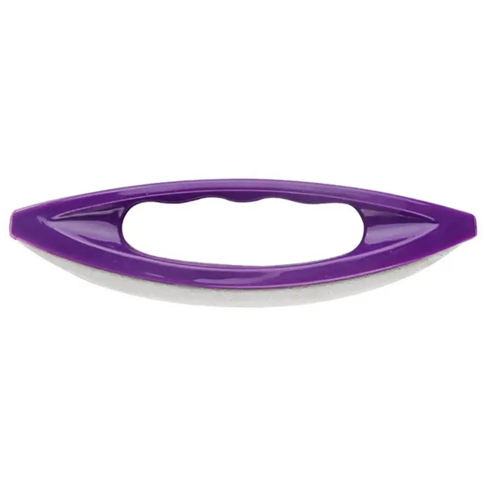 KissICON PURPLE Nail Art Manicure Leather Buffer Nail Buffing Brush