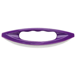 KissICON PURPLE Nail Art Manicure Leather Buffer Nail Buffing Brush
