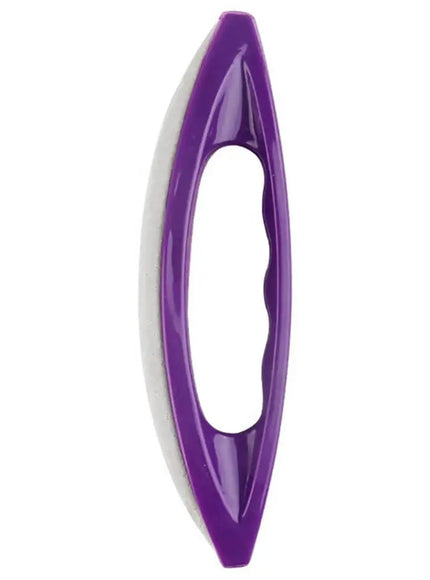 KissICON PURPLE Nail Art Manicure Leather Buffer Nail Buffing Brush