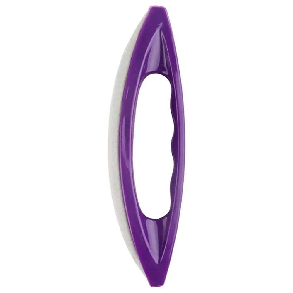 KissICON PURPLE Nail Art Manicure Leather Buffer Nail Buffing Brush