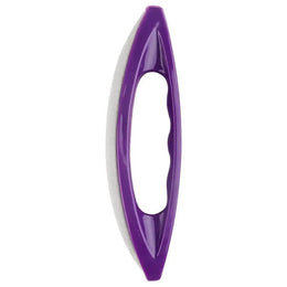 KissICON PURPLE Nail Art Manicure Leather Buffer Nail Buffing Brush