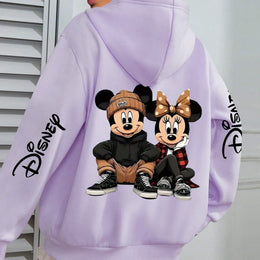 jkthpu-45 Purple / UK 16 Plus Size - Disney Mickey & Minnie Mouse