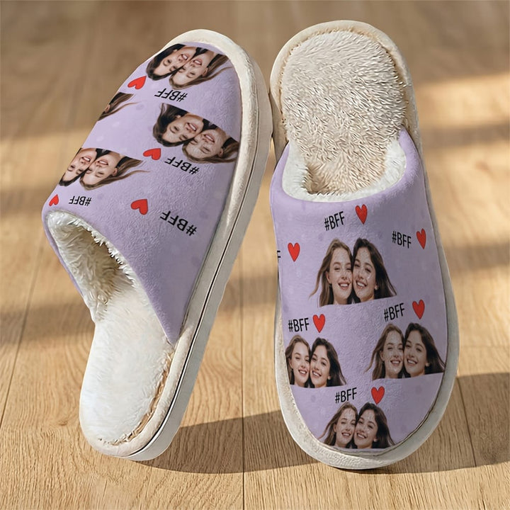 Custom Photo Slippers Your Face Uniquely Yours