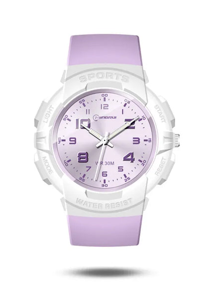 KissICON purple 💋 Uthai C15 Kids Digital Watch Waterproof -