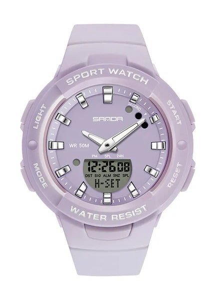 KissICON Purple Uthai CE64 Women Watch - Fashion Outdoor Waterproof