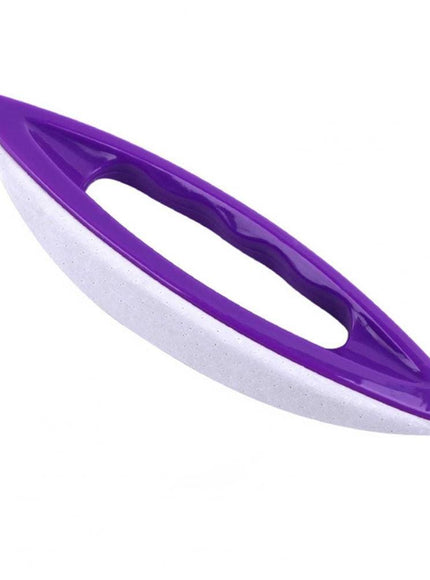 KissICON Purple White Nail Buffing Brush Adds Shine for Professional Manicure