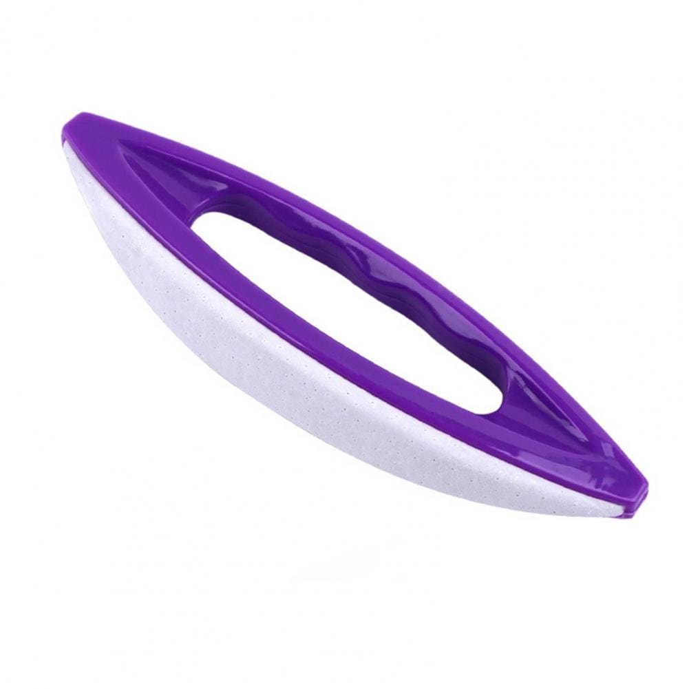KissICON Purple White Nail Buffing Brush Adds Shine for Professional Manicure