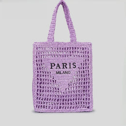 KissICON PURPLE Women's Woven Tote – Shoulder Daily Commuting
