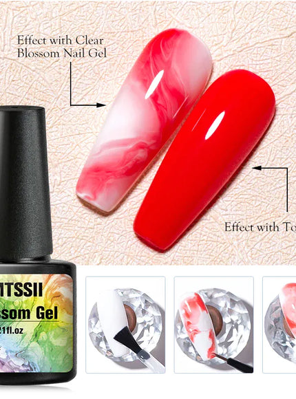 KissICON Q17490 KissIcon Blooming Gel Nail Art Polish Blossom -