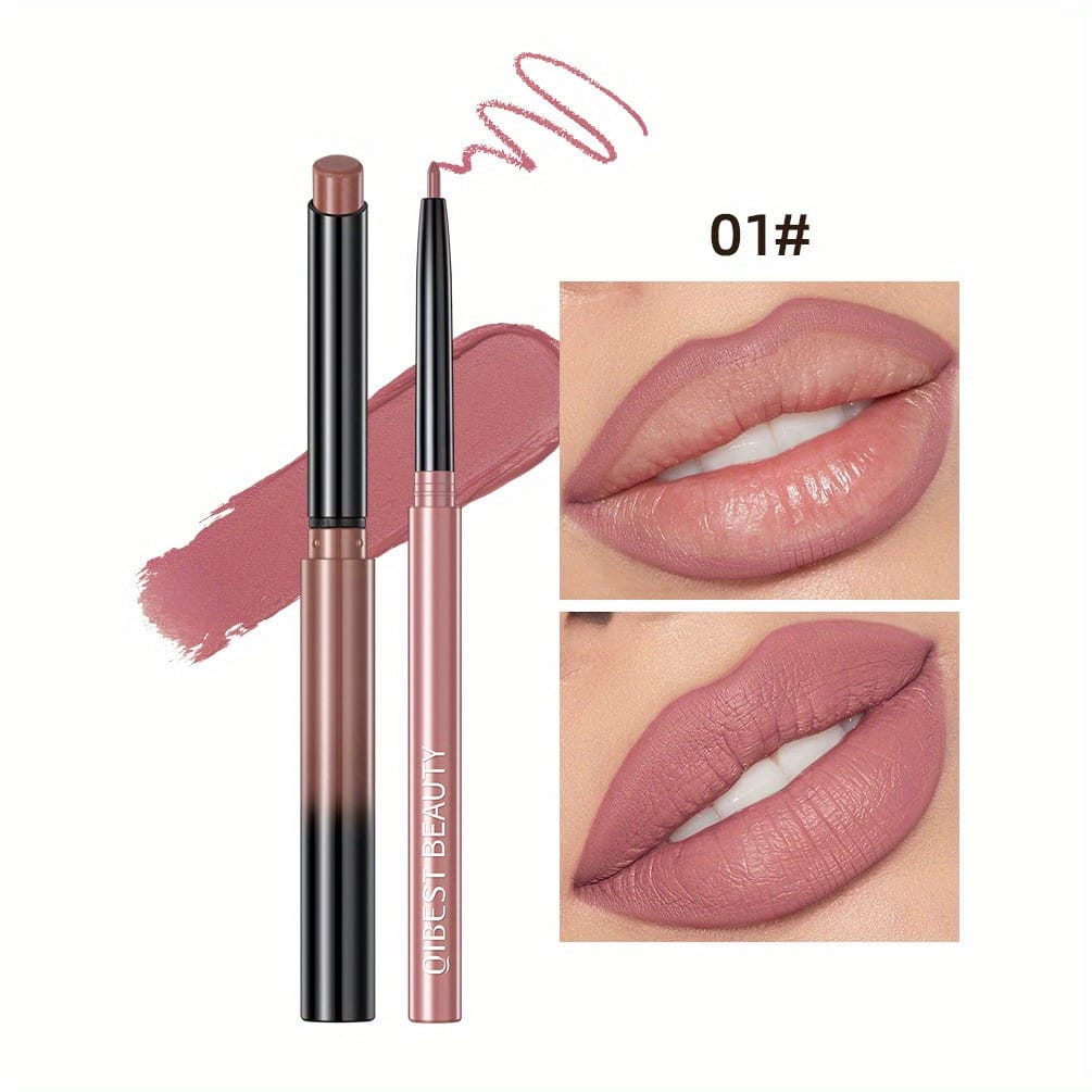 KissICON Q2303-1# KissIcon Lipstick Lipliner Set- Matte Waterproof Lip Liner