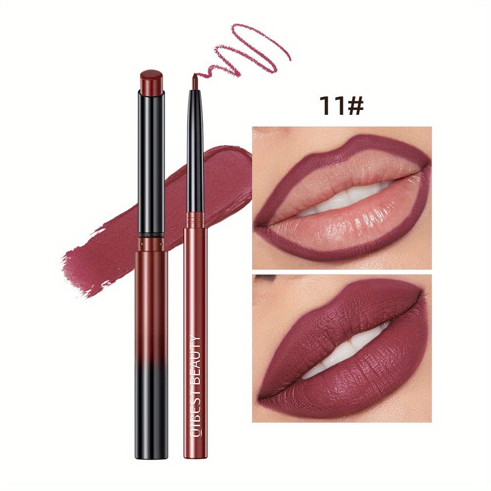 KissICON Q2303-11# KissIcon Lipstick Lipliner Set- Matte Waterproof Lip Liner