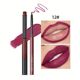 KissICON Q2303-12# KissIcon Lipstick Lipliner Set- Matte Waterproof Lip Liner
