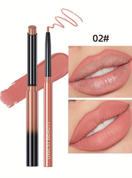 KissICON Q2303-2# KissIcon Lipstick Lipliner Set- Matte Waterproof Lip Liner