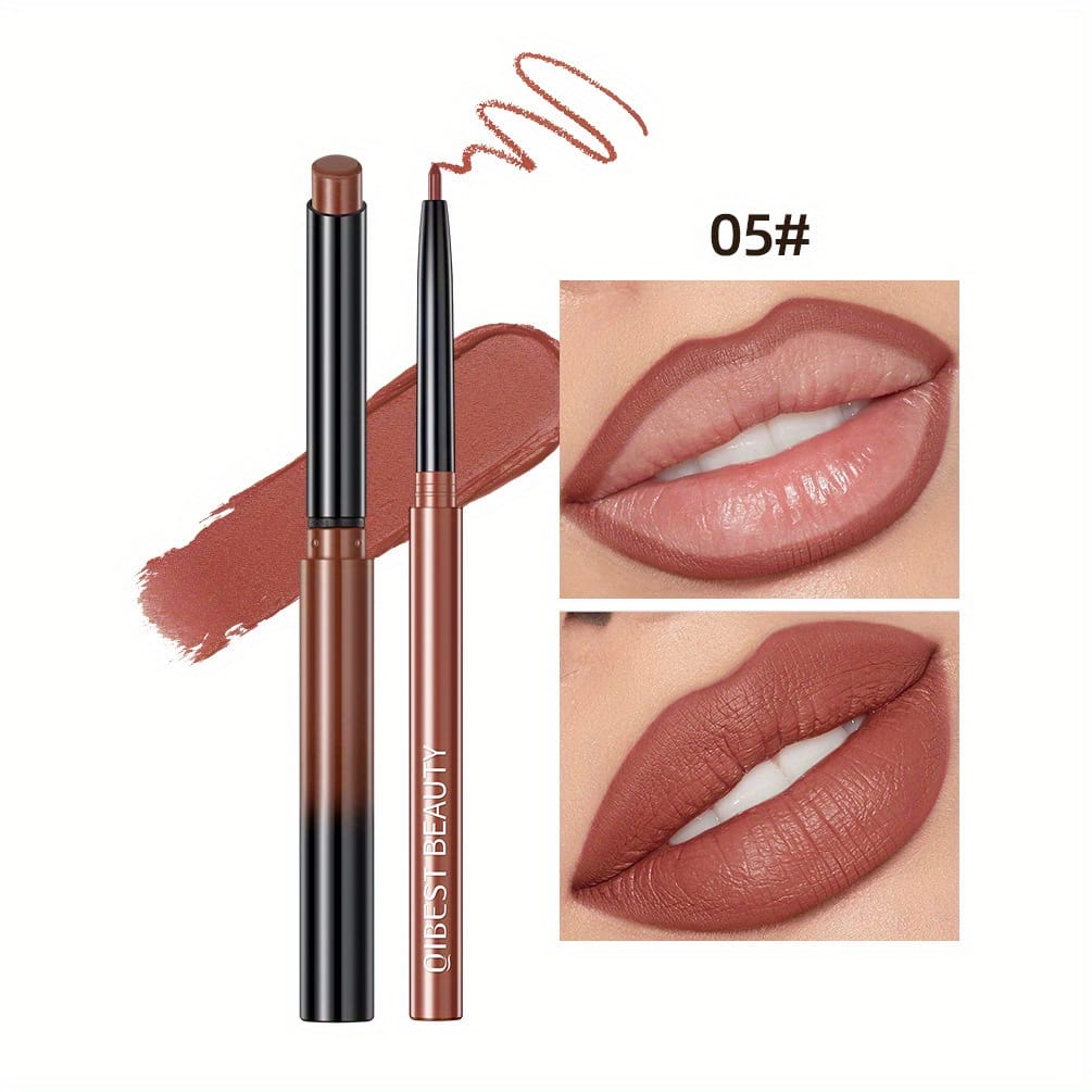 KissICON Q2303-5# KissIcon Lipstick Lipliner Set- Matte Waterproof Lip Liner