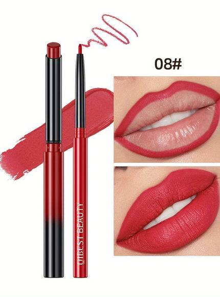 KissICON Q2303-8# KissIcon Lipstick Lipliner Set- Matte Waterproof Lip Liner