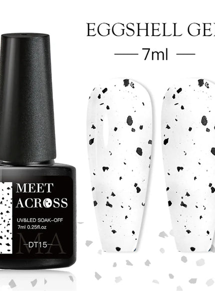 KissICON Q49697 Eggshell Gel Nail Polish Semi Permanent Soak Off
