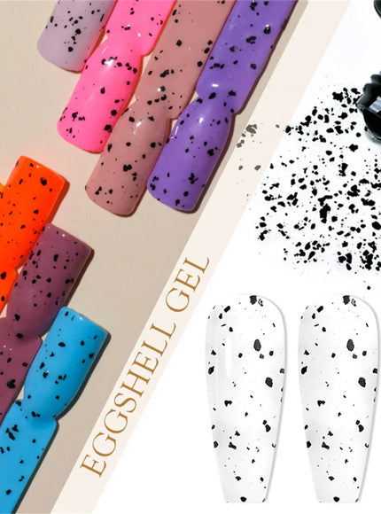 KissICON Q49697 Eggshell Gel Nail Polish Semi Permanent Soak Off