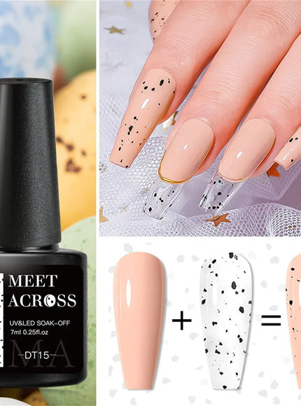 KissICON Q49697 Eggshell Gel Nail Polish Semi Permanent Soak Off