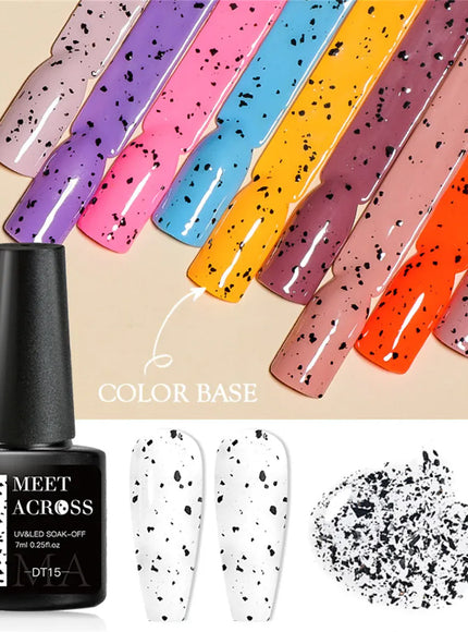 KissICON Q49697 Eggshell Gel Nail Polish Semi Permanent Soak Off
