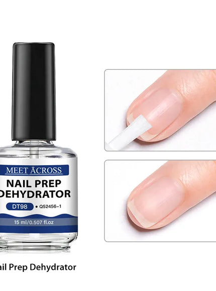 KissICON Q52456-1 MEET ACROSS 15ml Glass Bottle Nail Primer Nail