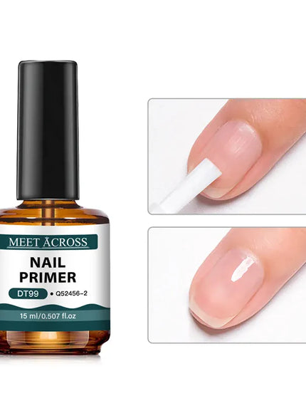 KissICON Q52456-2 MEET ACROSS 15ml Glass Bottle Nail Primer Nail