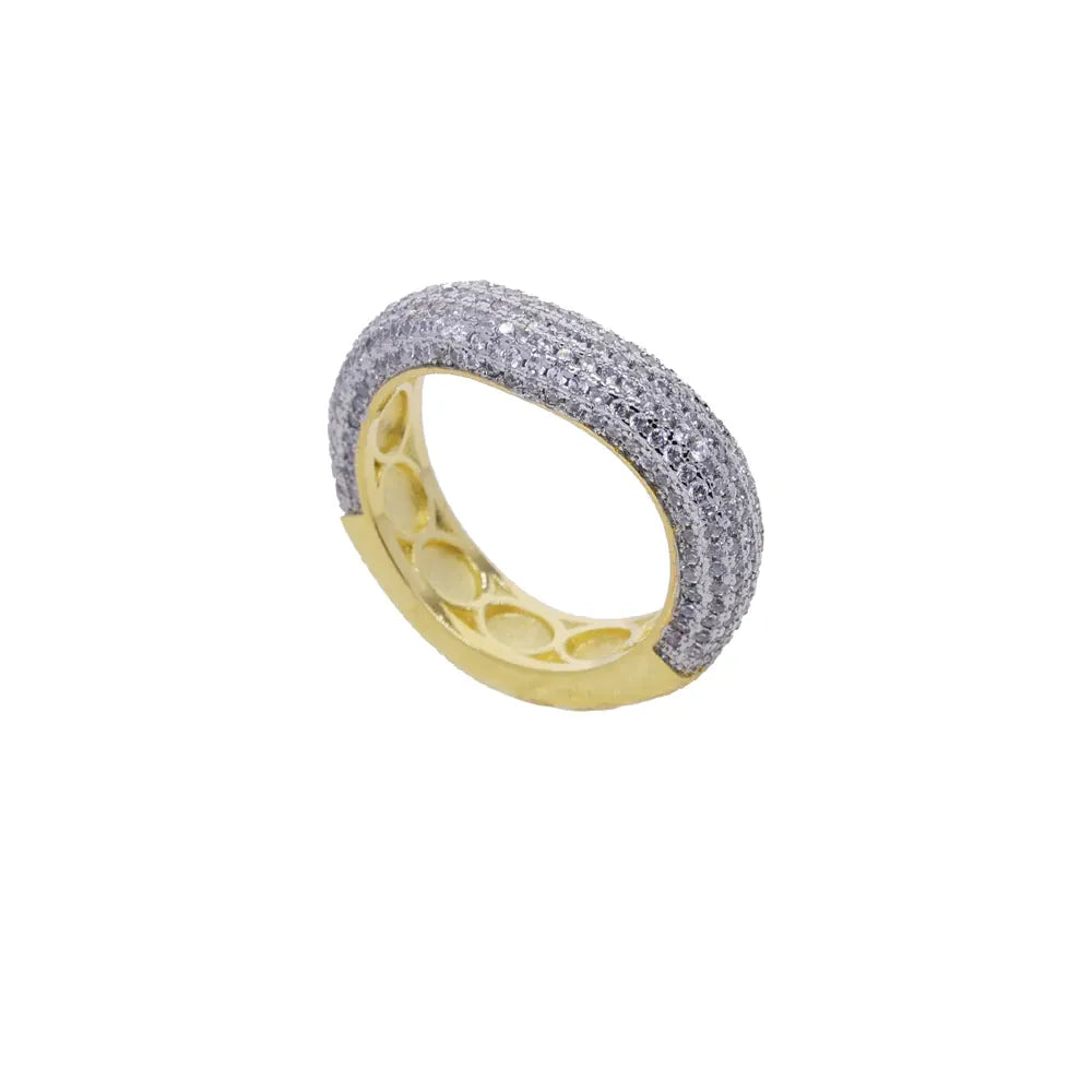 KissICON R552 / 8 Kissicon Bling CZ Multi Stacking Ring – Hypoallergenic