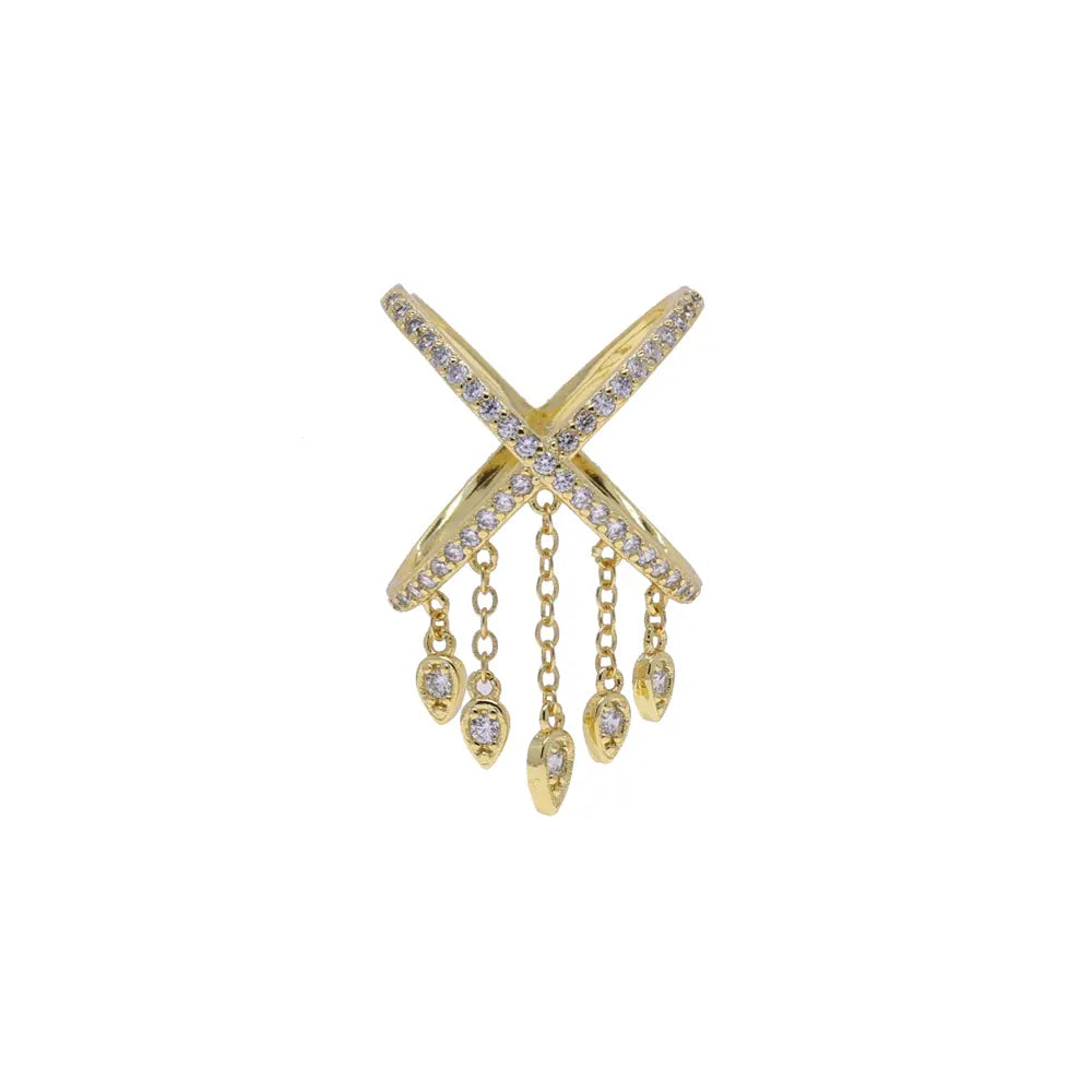 KissICON R563 / 6 Kissicon Bling CZ Multi Stacking Ring – Hypoallergenic