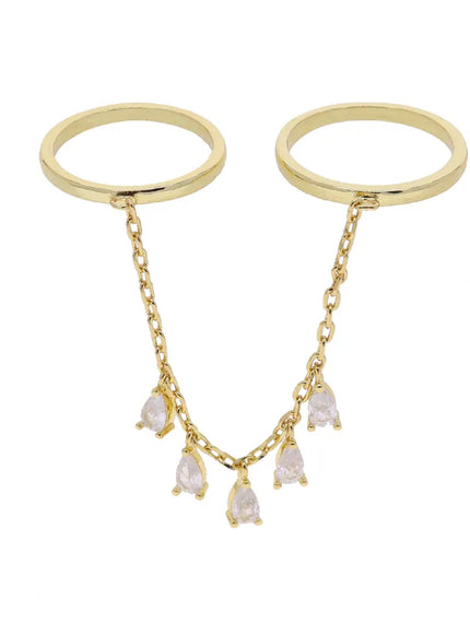 KissICON R600 / 7 Kissicon Bling CZ Multi Stacking Ring – Hypoallergenic