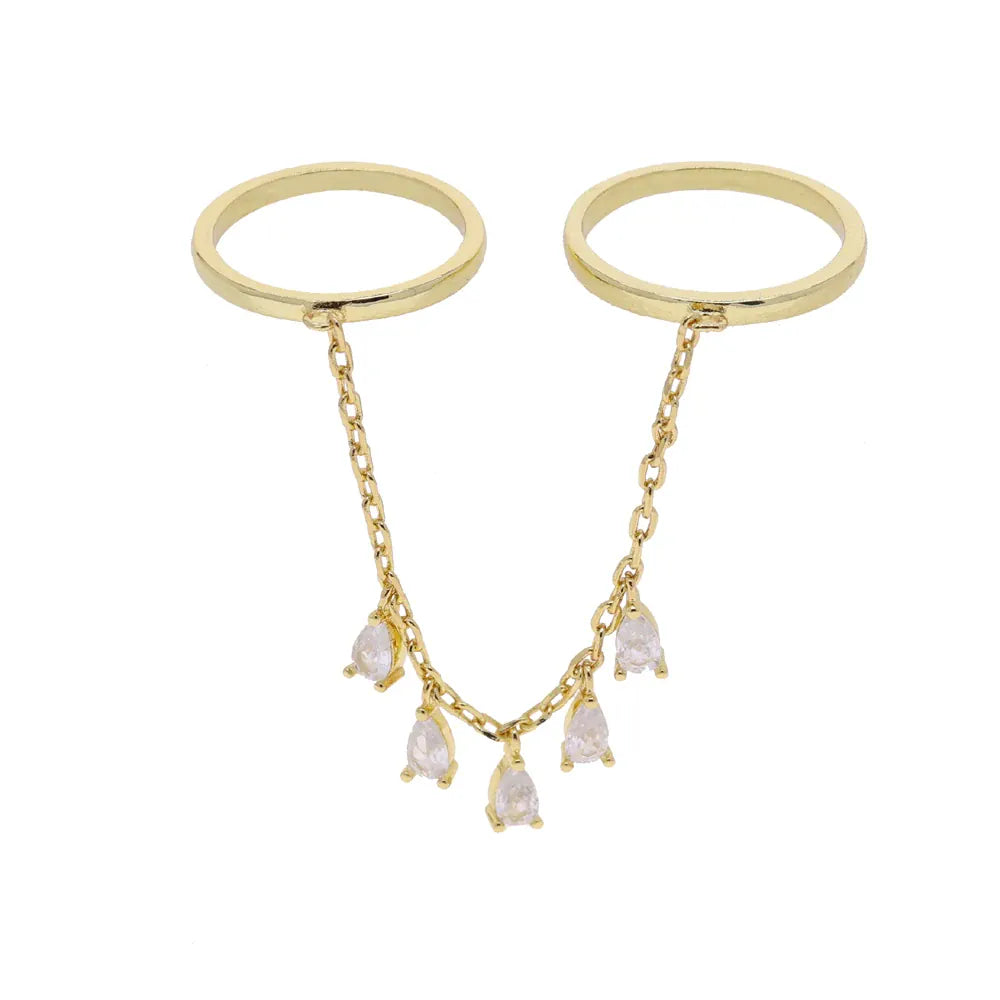 KissICON R600 / 7 Kissicon Bling CZ Multi Stacking Ring – Hypoallergenic
