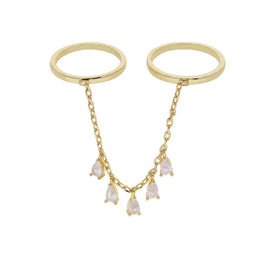 KissICON R600 / 7 Kissicon Bling CZ Multi Stacking Ring – Hypoallergenic
