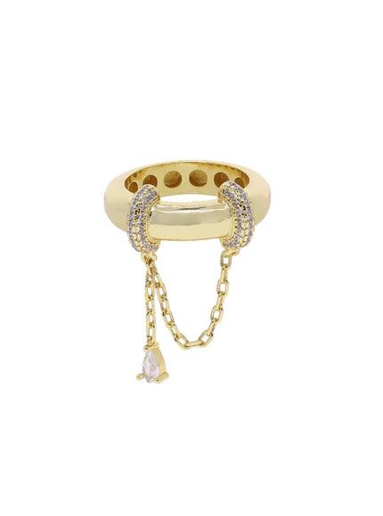 KissICON R612 / 5 Kissicon Bling CZ Multi Stacking Ring – Hypoallergenic