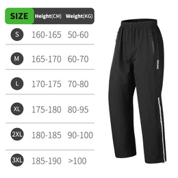 KissICON Rain Pant only / S Waterproof Motorcycle Rain Suit Reflective Jacket  Pants