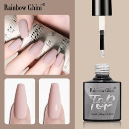 KissICON Rainbow Ghini 10ml matte top coat gel Nail