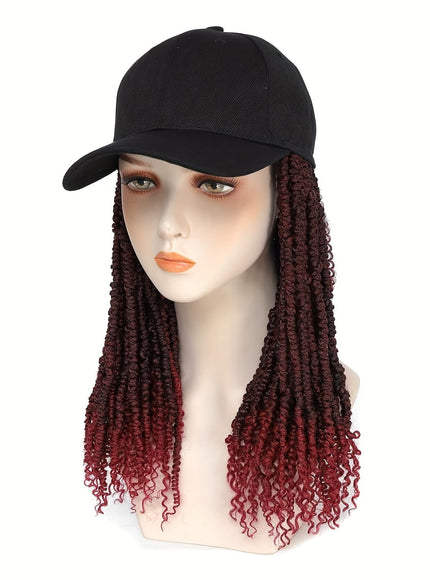KissICON Red / 14inch Afro Curly Kinky 14 Inch Baseball
