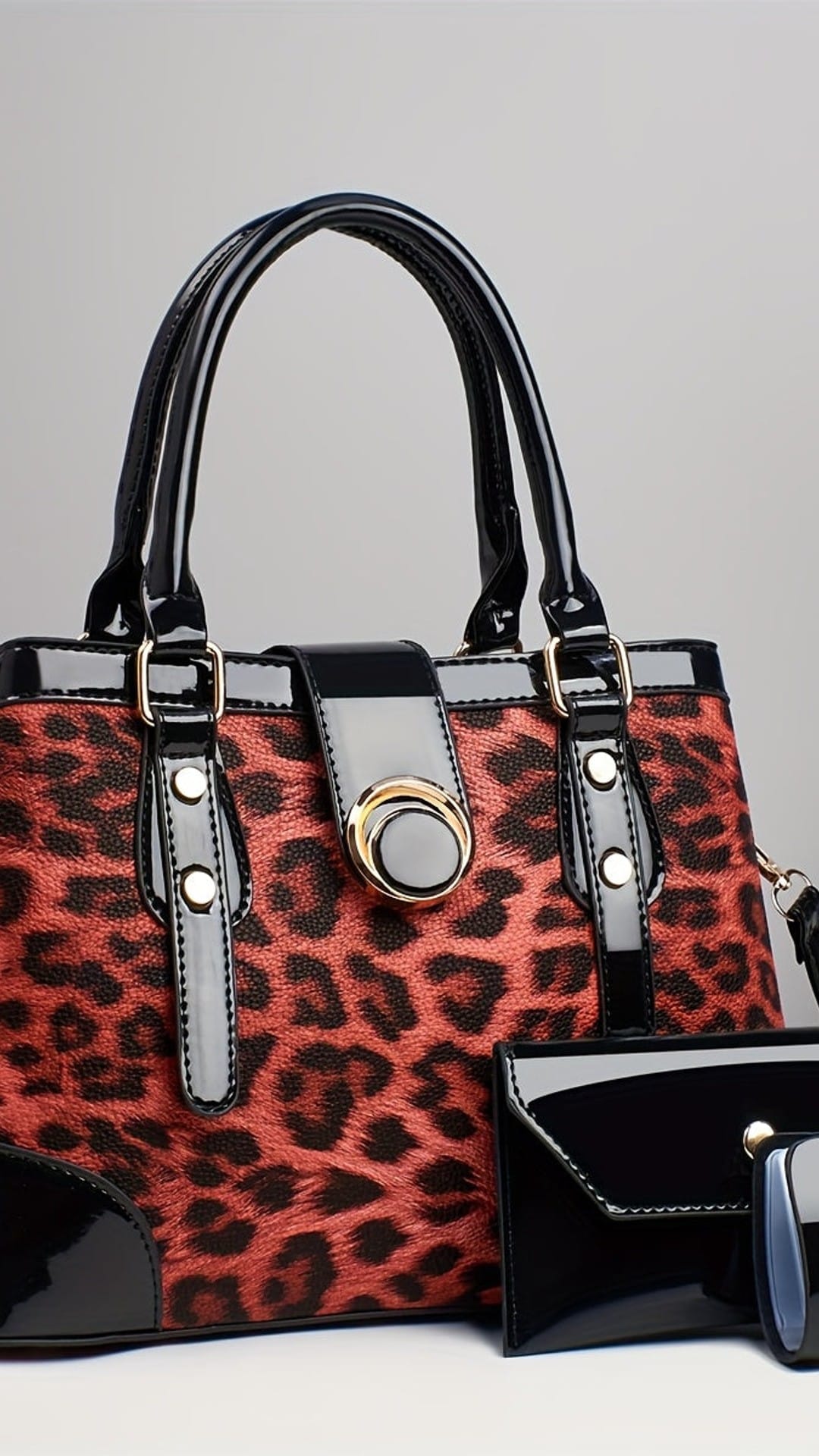 jkthpu-45 Red 2025 New Three-piece Set of Fashionable Casual Handbag, Elegant Crossbody Bag for Women