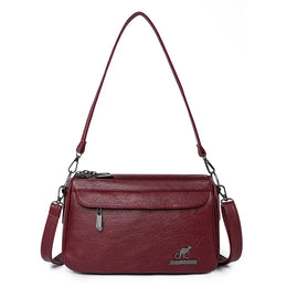 KissICON Red / 27cm10cm16cm Handbag – Trend Vintage Shoulder