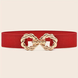 jkthpu-45 Red / 2XL Chic Slimming Elastic Waist Belt Versatile for Any Style