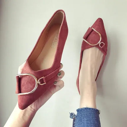 KissICON Red / 31 Flat Shoes Women's New Fashion Summer Autumn New