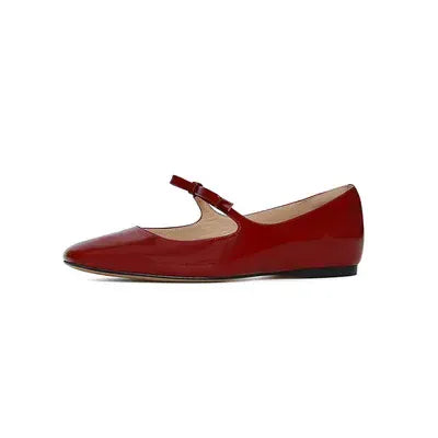 KissICON Red / 40 Ballet Flats Shoes for Women's Spring Autumn Women's