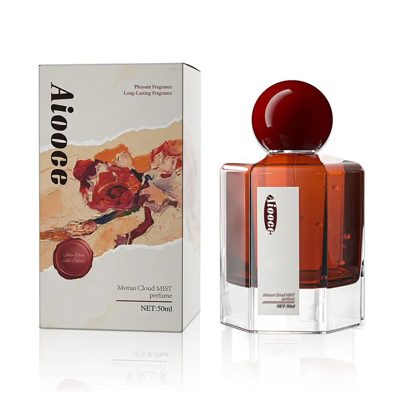KissICON Red bottle 50ml 💋 Luxury Rose Jasmine Musk Sandalwood EDT -